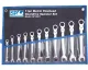 GEAR DRIVE ROE SPANNER SET - FLEX HEAD - METRIC- 11PC