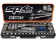 1/2"DR SOCKET SET - 12PT METRIC/SAE - 41PC