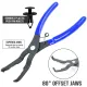 TRIM CLIP PLIERS - 80DEG OFFSET JAWS