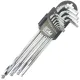 MAGNETIC BALL DRIVE HEX KEY SET - SAE CHROME - 13PC