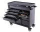 CUSTOM SERIES ROLLER CABINET TOOL KIT - 406PC - METRIC/SAE BLK/BLK BONUS EVA