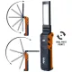 WORK LIGHT/TORCH - COB LED - SLIMLINE 270DEG DUAL FOLD