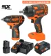 12V & 18V Mechanics Impact Wrench Kit - Plus 12V/18V Multi-Volt Battery Charger - SX Drive