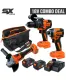 18V Workshop Combo Kit - 5.0AH x 2 - Plus 12/18v Battery Charger - SX DRIVE + Open Mouth Tool Bag