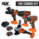 18v Ultimate Brushless Combo Kit - 6.0AH x2 - SX Drive