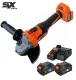 18V 125MM (5") Brushless 6 Speed Angle Grinder Kit - 5.0AH X 2 - SX DRIVE