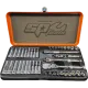 1/4"DR SOCKET SET - 6PT & 12PT METRIC/SAE - 43PC