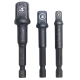 IMPACT ADAPTER SET - 1/4, 3/8& 1/2DR