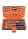 1/4"Dr & 3/8"Dr Socket Set in X-Case - 12pt Metric/SAE - 42pc
