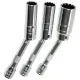 3/8"DR MAGNETIC SPARK PLUG SPLINE SOCKET SET - 3PC