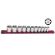 XTREME GRIP SOCKET 1/2DR 11PC SAE 3/8-1 ANTI-SL