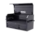 Sumo Series Power Hutch Top Box - 5 Drawer - Black/Black Handles