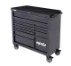 Sumo Series Roll Cab - 13 Drawer - Black/Black Handles