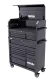 SUMO SERIES POWER HUTCH TOOL BOX - 18 DRAWER - BLACK/BLACK HANDLES