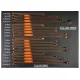 18pc Metric/SAE EVA Foam Ring Spanners