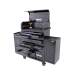 Sumo Series Power Hutch Tool Kit with Dual Side Cabinets - 576pc - Metric/SAE - Black/Black Handles