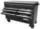 USA Sumo Series Roller Cabinet Tool Kit - 59" - Metric/SAE - 447PC - Black/Chrome Handles NZ KIT