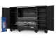 USA Sumo Series Workstation Tool Kit - 114" - Metric/SAE - 707pc - Black/Chrome Handles