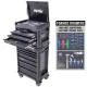 Tech Series Trade Technician Tool Kit - 387pc - Metric Only - Diamond Black BONUS EVAS