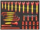 Foam Tray Tool Kit - 32PC - VDE Insulated - Spanners, Sockets, Hex Keys, Hex Sockets, Ratchet & Extension Bars