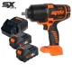 18V 1/2"DR Brushless Impact Wrench Kit - 6.0AH X2 - SX Drive