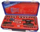888 1/4 & 3/8 "Dr Socket Set - 12pt Metric/SAE - 55pc
