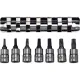 7 Piece 1/4" Drive TX Bit Sockets