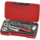 22 Piece 1/4" Drive Socket Set
