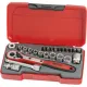 24 Piece 1/4" Drive Socket Set