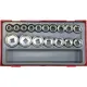 17 Piece 1/2" Drive Socket Set (6 point)