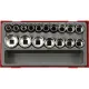 17 Piece 1/2" Drive Socket Set (12 point)