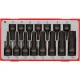 3/8" & 1/2" Drive 15 Piece Impact Hex Bit Socket Set