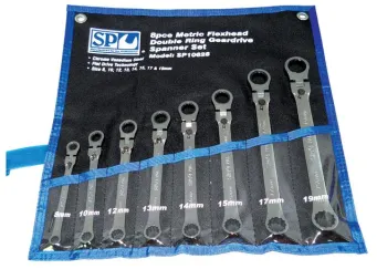 Locking Flex Head Double Box Wrench Sets