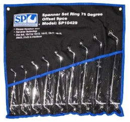 75° Offset Long Ring Wrench/Spanner Sets