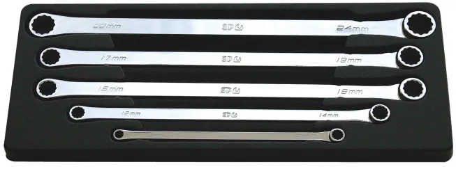 0° Offset Long Ring Wrench/Spanner Sets