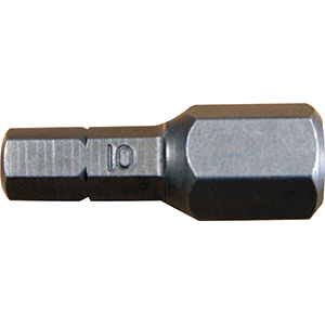 Teng 1/4in Hex Bit- Hex 10mm 30L**