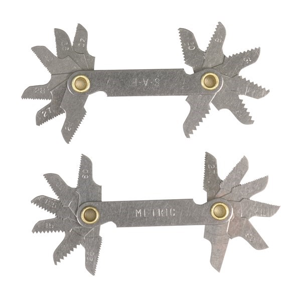 THREAD PITCH GAUGE SET - 2 PC.