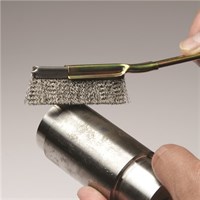 STAINLESS STEEL BRISTLES CLEANING BRUSH SET 2 PC