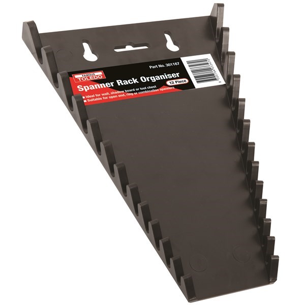 SPANNER RACK ORGANISER - 12 PC.