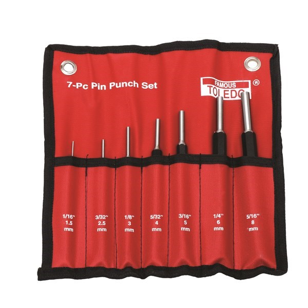 PIN PUNCH SET - HEAVY DUTY 7 PC.