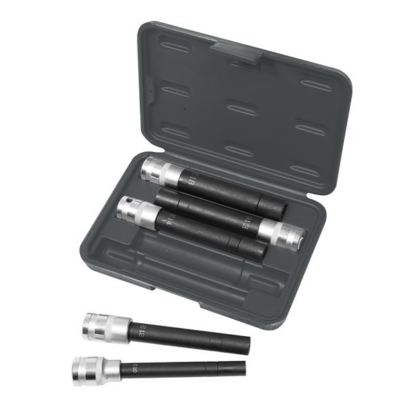 E-STAR SOCKET SET EXTRA LONG 1/2” - 5 PC