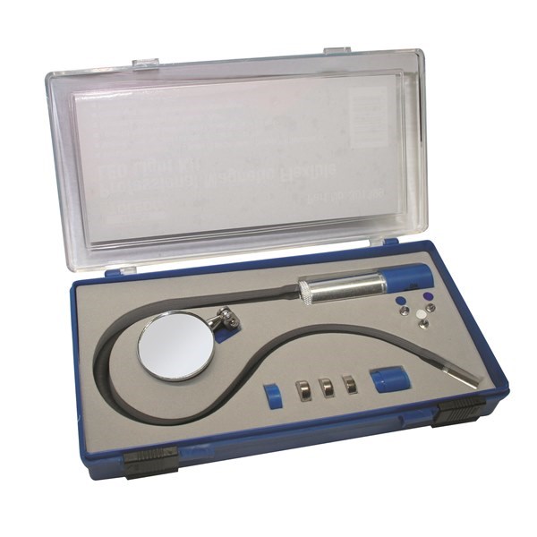 INSPECTION MIRROR LIGHT (LED) & PICK-UP TOOL SET FLEXIBLE SHAFT