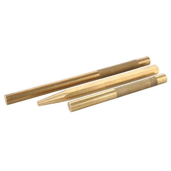 BRASS DRIFT PUNCH SET - 3 PC.