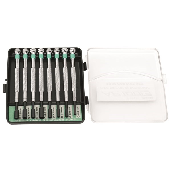 SCREWDRIVER SET, PRECISION HEX 8 PC.