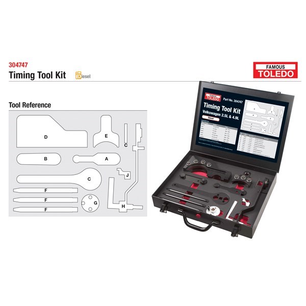 TOLEDO TIMING TOOL KIT - VOLKSWAGEN