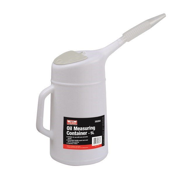 OIL MEASURING CONTAINER CLIP LID - 5L