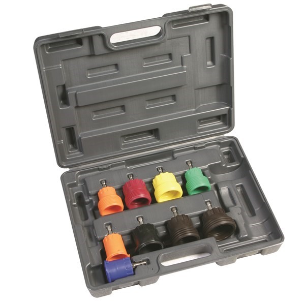 RADIATOR CAP PRESSURE ADAPTOR SET - 9 PC
