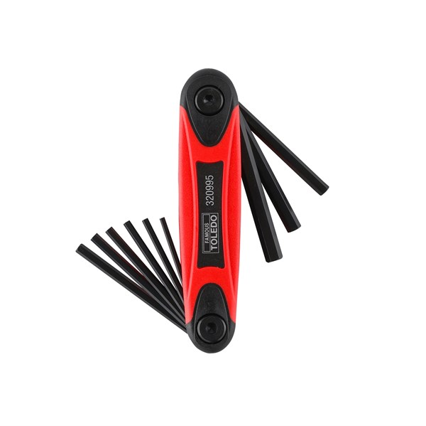 Hex Key Folding Set Imperial - 9Pc