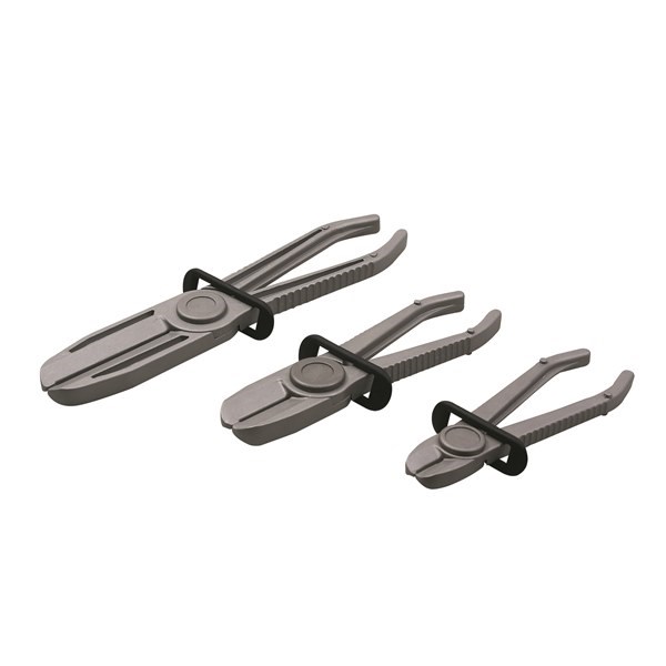 BRAKE/FUEL LINE CLAMP SET - ALUMINIUM 3PC SET