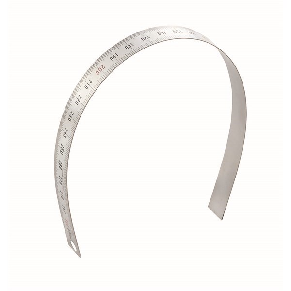 STAINLESS STEEL SINGLE SIDED FLEXIBLE RULE METRIC - 300MM